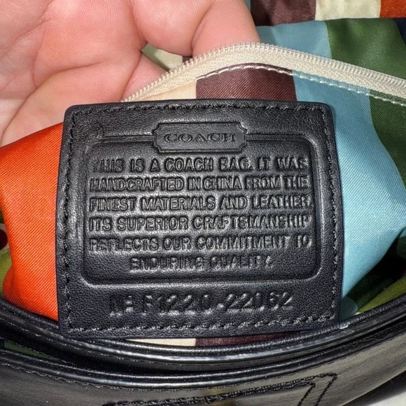 Coach City Willis 70th Anniversary Crossbody Bag Satchel Black Legacy 22062 - Picture 12 of 16